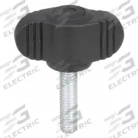 KIPP Hand Knob: Wing, Plastic w/ Steel Thread, M6 Thread, 25 mm Thread Lg, 28 mm Dia (MPN K0274.006X25). Key specifications — Brand: KIPP.