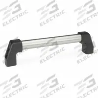 JW WINCO Pull Handle: Threaded Holes, Rear-Mount, 39.37 in Mounting Hole Center to Center, Silver (MPN 667.2-30-1000-NG). Key specifications — Screw Size: M10; Brand: JW WINCO; Color: Silver; _Leg Style: Black Polyamide.
