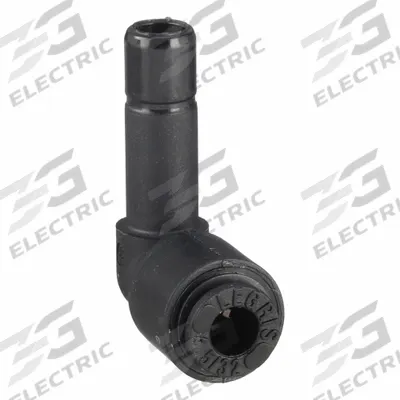LEGRIS Push-Fit Elbow Fitting: 4 mm OD x 6 mm OD Size, Push-to-Connect x Push-to-Connect - Nylon & Nickel-Plated Brass Tube Fittings