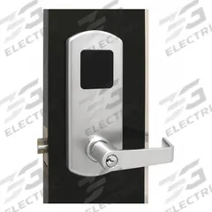 TOWNSTEEL Electronic Keyless Lock: RFID, ADA Compliant, Chrome (MPN FCE-2040-S-626). Key specifications — Product Type: Electronic Keyless Lock; Manufacturer Part Number: FCE-2040-S-626; Access Method: RFID; Key Override Options: High Security 6 Pin TownSteel L; Lever Style: Clutch.