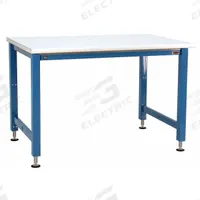 BENCHPRO Workbench: Adj Ht, Laminate, 72 in x 30 in, 1,000 lb Overall Load Capacity, Blue (MPN AED3072). Key specifications — Brand: BENCHPRO.