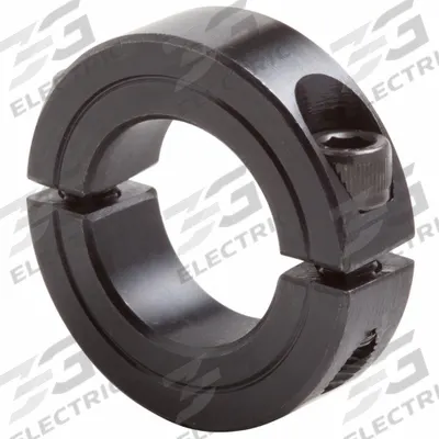 CLIMAX METAL PRODUCTS Shaft Collar: 2-Piece, Inch, Round, Clamp-On, 3/4 in Bore Dia - Steel Shaft Collars