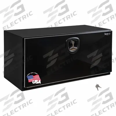 BUYERS PRODUCTS Underbody: Underbody Truck Box, Single Drop-Down Door Door, 18 in Overall Dp - Single Drop-Down Door Boxes