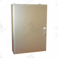 HAMMOND Electrical Enclosure: Stainless Steel, 42 in x 30 in x 10 in, NEMA 12/13/3R/4/4X, Hinged (MPN HW423010SSHK). Key specifications — Brand: HAMMOND; Closure Method: Handle; Enclosure Material: Stainless Steel.