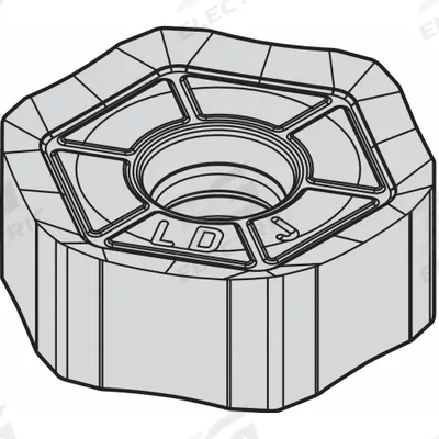 WIDIA Hexagon Milling Insert: HNGJ535ANFNLDJ, HNGJ0905ANFNLDJ (MPN 3606383) - Machining