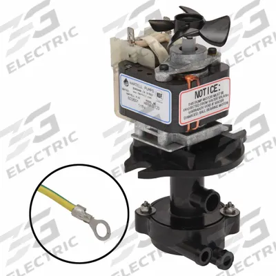 HARTELL Ice Machine Pump: 5/24 hp, 120V AC, 0 Discharge Adapters - Ice Machine Pumps