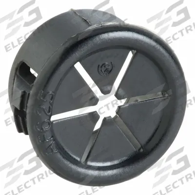 APPROVED VENDOR Snap Bushing: 0.625 in Hole Dia, For 0.125 in Panel Thick, Black - Heat Stabilized Nylon All Fit Bushings