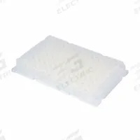 CAPLUGS 96-Well Conical Microplates: Non-Sterile, 96 Wells, 0.3 mL, 85 mm Dia, Polypropylene (MPN 290835503VE1). Key specifications — Brand: CAPLUGS; Body Color: Natural; RNase/DNase Free: No; Material: Polypropylene.
