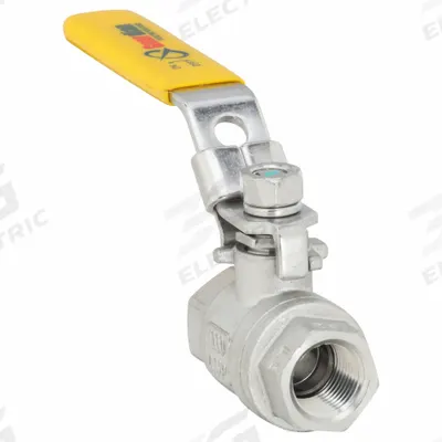 APPROVED VENDOR Manual Two-Way Ball Valve: 3/8 in, 316 Stainless Steel, Straight Valve Body - Stainless Steel Ball Valves