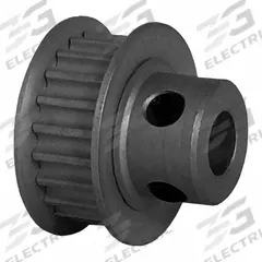DAYTON Timing Pulley: Modified Curvilinear, Fixed, For GT Timing Belt Section, For 6 mm Belt Wd (MPN 21-3P06-6FA3). Key specifications — Brand: DAYTON; Finish: Clear Anodized; For Belt Series: Powerhouse®.
