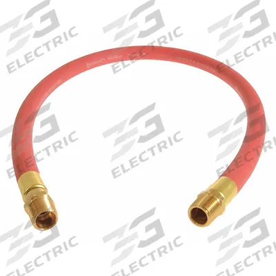 CONTINENTAL Replacement Hose: 5 ft Hose Lg, 1/4 in Hose Inside Dia., EPDM, EPDM, Spiral - Hose Reel Leader Hoses