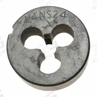 WESTWARD Alloy Steel Die, 1/4-24 UNS: CCT1060-23, Die
