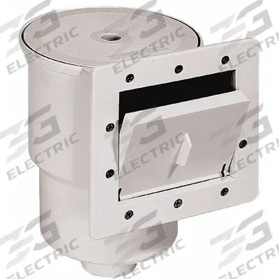 BLUE WAVE Standard Skimmer: White, Resin, Square, 7 1/2 in Overall Lg - Pool Skimmer & Returns