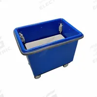 R&B WIRE PRODUCTS INC. Cube Trucks Spring Lift: 456PTB, 34 in x 22 in x 5/8 in, Blue, 150 lb. Key specifications — Color: Blue; Material: Vinyl-Covered Platform with Powder-Coated Attachment Clips; Brand: R&B WIRE PRODUCTS INC.; Includes: Platform and Springs; Manufacturer Part Number: 456PTB; For Use With: 4616/PTB Poly Truck.