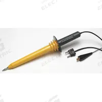 FLUKE Test Probe: CAT I 15000V, Std Probe, 14 in Lg, Black/Yellow, 15,000 V Max Volt (MPN 80K-15). Key specifications — Color: Black/Yellow; Brand: FLUKE.