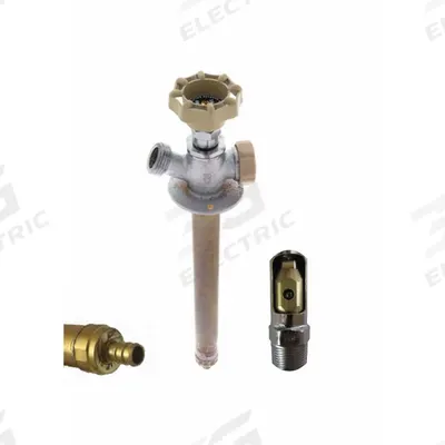 QUARTER BALL Ball Valve Sillcock: Quarter-Turn, Brass, Nickel, Plastic - Sillcocks