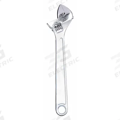 WESTWARD Adjustable Wrench: Alloy Steel, Chrome, 18 in Overall Lg, 2 1/4 in Jaw Capacity - General Purpose Adjustable Wrenches