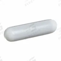 Stirring Bar: Micro, PTFE, 15 mm Overall Lg, 1.5 mm Dia, 1.5 mm Overall Wd - Metric, Autoclavable (MPN CG-2003-18). Key specifications — Color: White; Brand: CHEMGLASS; Product Type: Stirring Bar; Shape: Micro.