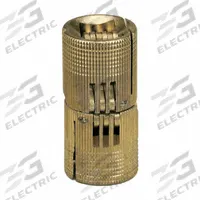 SOSS Hidden Barrel Hinge: Brass, 63/64 in Leaf Ht, 15/16 in Leaf Wd, 0 Holes per Leaf (MPN BH244). Key specifications — Material: Brass; Brand: SOSS; Finish: Satin Brass, Clear Coated.