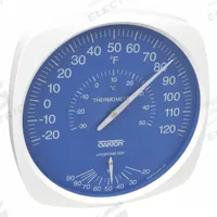 OAKTON Analog Hygrometer: 25%to 80% Humidity Range, Wall, ±3.6°F (MPN WD-35700-20). Key specifications — Humidity Accuracy: +/- 5%; Display Type: Dial; Brand: OAKTON.