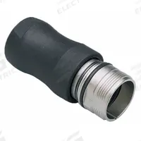 IFM M23 Circular Connector: M23 Female Thread with Straight Connection, 12 Socket, Solder, IP67 (MPN E60124). Key specifications — Connection Type: Cable Connection Due to Soldering; Housing Finish: Plastic-Coated; Housing Material: Nylon; IP Rating: IP67; Brand: IFM.