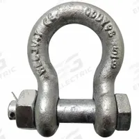 APPROVED VENDOR Anchor Shackle: Anchor Shackle, 6,500 lb Working Load Limit, Carbon Steel, Silver (MPN 55AY28). Key specifications — Body Color: Silver; Brand: APPROVED VENDOR.