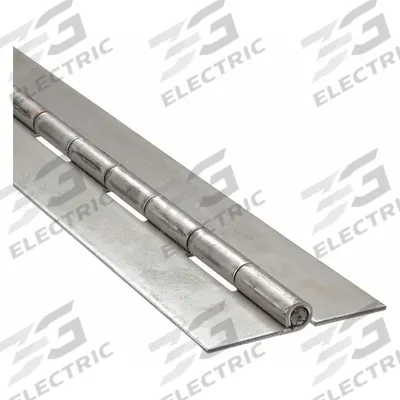 APPROVED VENDOR Piano Hinge: Steel, 48 in Leaf Ht - Full Surface-Mount Piano Hinges