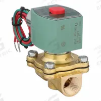 REDHAT Solenoid Valve: 2-Way, Normally Closed, 1/2 in Pipe Size, 24V DC, Watertight, High Flow (MPN 8210G002LF 24/DC). Key specifications — Pipe Size: 1/2 in; Voltage: 24V DC; Brand: REDHAT; Coil Enclosure: Watertight.