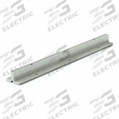 PBC LINEAR Linear Shaft Support Rail: 50 mm Shaft Dia, 600 mm Lg, Unfinished, Aluminum (MPN SRM50PD-0600-SL). Key specifications — attr111735: PBC LINEAR; attr111741: Unfinished.