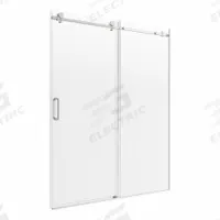 FOREMOST Tub and Shower Door: 44 in Min. Door Wd, 48 in Max. Door Wd, 76 in Overall Ht, Frameless (MPN MRRL4876-CL-BN). Key specifications — Brand: FOREMOST; Door Frame Finish: Brushed Nickel.