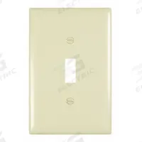LEGRAND Wall Plate: Toggle, 1 Gang, Brown, Jumbo Size (MPN TPJ1I). Key specifications — Brand: LEGRAND; Material: Nylon.