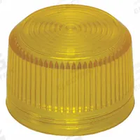 EATON Pilot Light Lens: 30 mm Panel Mounting Hole Dia, Yellow, Fresnel, Incandescent/LED, E34 (MPN E34H4). Key specifications — Brand: EATON; Compatible with Series: E34; Lens Material: Plastic.