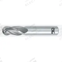 OSG Ball End Mill: Carbide, 4 Flute, 9/16" Mill Dia, 1-1/8" LOC, 3-1/2" OAL (MPN 404-5625-BN)