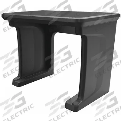 CORTECH Freestanding Desk: Black, 29 in Overall Ht, 30 in Overall Wd, 24 in Overall Dp - Floor-Mount Desks