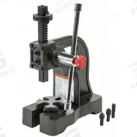 PALMGREN Arbor Press: 3 ton Force in Tons, 12 1/2 in Swing (In.), 6-5/8 x 7-1/2 in (MPN 9661301)