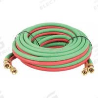 Twin Line Welding Hose: 1/4 in Hose Inside Dia., Green/Red, UNF x UNF, 25 ft Hose Lg, UNF x UNF (MPN 20027183). Key specifications — Hose Color: Green; Fitting Type: UNF x UNF; Brand: CONTINENTAL.