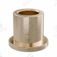 Flanged Sleeve Bearing: Bronze, SAE 841, 6 mm Bore, 9 mm OD, 10 mm Lg, -35°F to 300°F, 10 PK (MPN FFM0609-10B). Key specifications — System of Measurement: Metric; Material Grade: SAE 841; Flange Type: Flanged; Brand: OILITE.