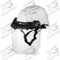 MILWAUKEE Face Shield: Uncoated, Dielectric/Reusable, Clear, Polycarbonate Visor Material (MPN 48-73-1460). Key specifications — Visor Color: Clear; Compatible with Series: BOLT™; Compatible with Manufacturer Model Number: DELETE.