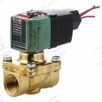 REDHAT Solenoid Valve: 2-Way, Normally Closed, 3/4 in Pipe Size, 24 to 120V AC/DC, Watertight (MPN 8210P095 24-120). Key specifications — Pipe Size: 3/4 in; Voltage: 24 to 120V AC/DC; Brand: REDHAT; Coil Enclosure: Watertight.