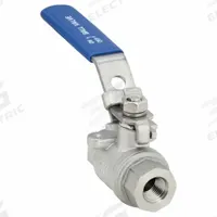USA INDUSTRIALS Manual Two-Way Ball Valve: 1/4 in, 304 Stainless Steel, Straight Valve Body, PTFE (MPN ZUSA-VLV-1). Key specifications — Brand: USA INDUSTRIALS; Handle: Locking Lever.