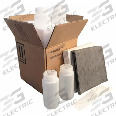 BERLIN Hazardous Material Shipping Kit: 9 in x 9 in x 9 3/8 in, ( 4 ) : 16 oz Bottle - Jug Shipping Kits