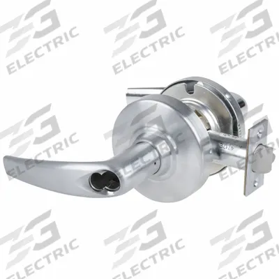 SCHLAGE Door Lockset: Storeroom Lever Locksets, Chrome, ADA Compliant