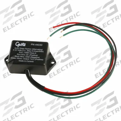 GROTE Automotive Flasher: 9-32V DC, 60 to 120, 1 Terminals, Flasher Relay - Flasher Relays
