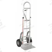 MAGLINER General Purpose Hand Truck: 500 lb, Single-Loop, Silver, Aluminum, Pneumatic, Rubber (MPN NPK15CG245). Key specifications — Brand: MAGLINER.