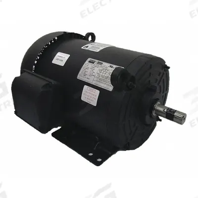 Dayton General Purpose Motor: Rigid Base Mount, Totally Enclosed Fan Cooled, 2 hp - Rigid Base 3-Phase General Purpose AC Motors