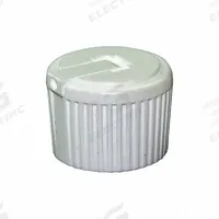 Cap: 24 mm Dia, White, Polyethylene, Unlined, 24-410 mm Screw Closure Size, 1,880 Closures Included (MPN CAP-00341). Key specifications — Closure Type: Dispensing; Clarity: Colored; Product Type: Flip Top Dropper Cap; Septa Included: No; Vented: No; Screw Closure Size: 24-410 mm; Brand: QORPAK; Closure Color: White.