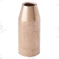 MILLER ELECTRIC Nozzle: FasTip, 1/2 in, Conical, Copper (MPN 199615). Key specifications — Insulation Type: Insulator Sold Separately; Duty Rating: Standard Duty; For Contact Tip Series: FasTip; Manufacturer Part Number: 199615; Brand: MILLER ELECTRIC.