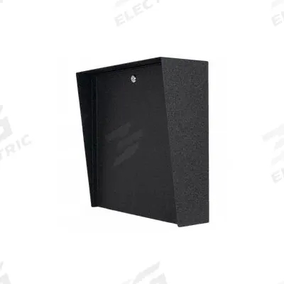 PEDESTAL PRO Outdoor Housing: 16 in Overall Ht, Black, Cover Housing, 6 in x 16 in - Covers for Gate Operator Access Control Devices