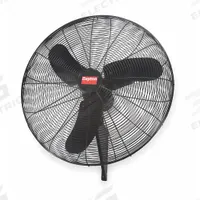 DAYTON Mounted Fan: 30 in Blade Dia, 115V AC, 1/4 hp Motor HP, Wall Mount, Oscillating, Bracket (MPN 2RDZ9). Key specifications — Brand: DAYTON; Voltage: 115V AC; Number of Speeds: 3; Fan Mounting Location: Wall; Oscillation: Oscillating; Mounting Type: Bracket.