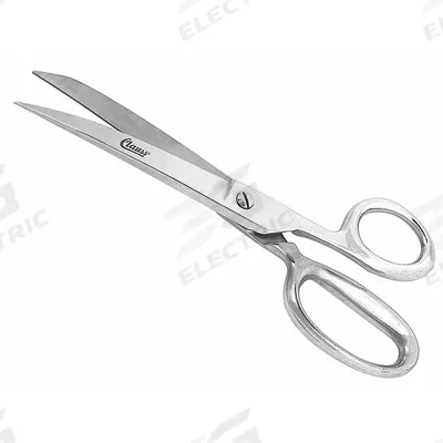 CLAUSS Shears: Right-Hand, 9 in Overall Lg, Straight, Steel, Pointed - All-Metal Scissors